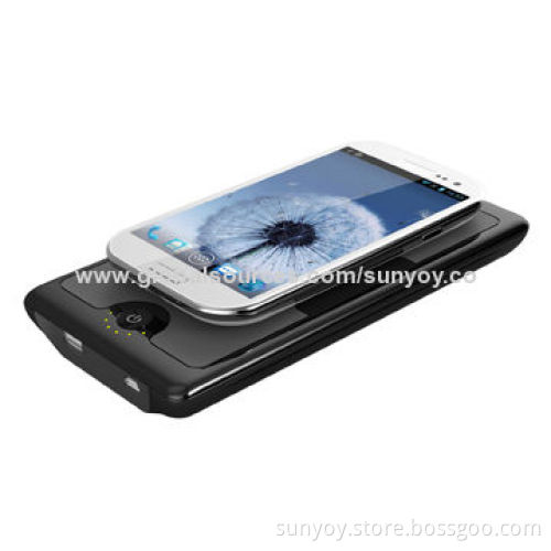 Wireless charger with 6000mAh capacity
